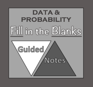 guided math notes - data & probability