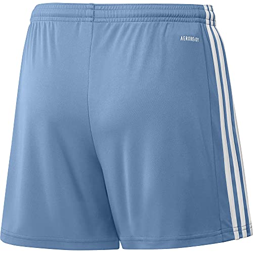 adidas womens Squadra 21 Shorts, Team Light Blue/White, Small US