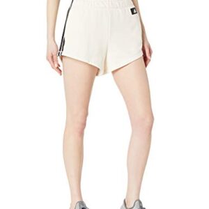 adidas Women's Recycled Cotton Shorts, Non-Dyed, X-Large