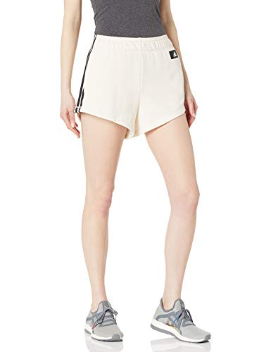 adidas Women's Recycled Cotton Shorts, Non-Dyed, X-Large