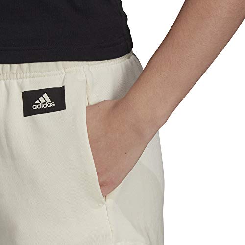 adidas Women's Recycled Cotton Shorts, Non-Dyed, X-Large