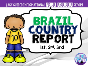 brazil report book- country report- learn about brazil