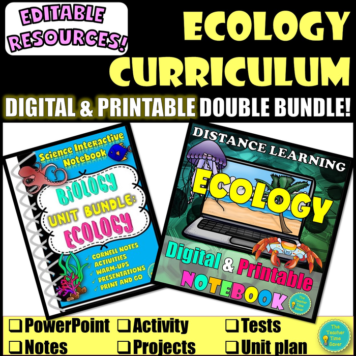 Ecology Notebook | Digital and Printable Curriculum