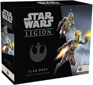 star wars legion clan wren expansion | two player battle game | miniatures game | strategy game for adults and teens | ages 14+ | avg. playtime 3 hours | made by atomic mass games
