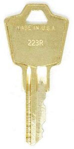 hon 223r replacement keys: 2 keys
