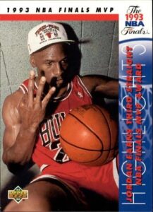 1993-94 upper deck #204 michael jordan fin nba basketball trading card chicago bulls