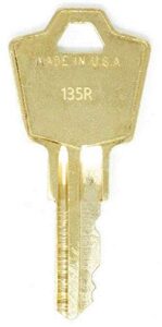hon 135r replacement keys: 2 keys