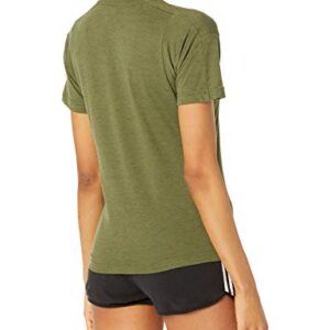 adidas womens Win 2.0 Tee Wild Pine Melange Small