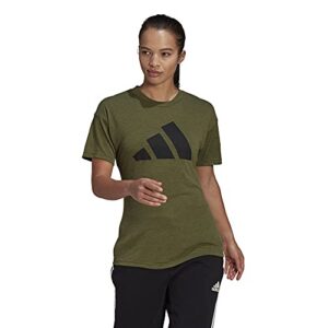 adidas womens Win 2.0 Tee Wild Pine Melange Small