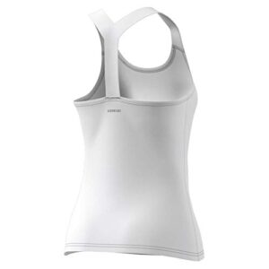 adidas womens Y-TANK White/Black Large