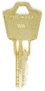 hon 181r replacement keys: 2 keys