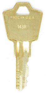 hon 143r replacement keys: 2 keys
