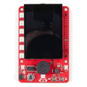 SparkFun Top pHAT for Raspberry Pi - Supports Machine Learning Voice Control Onboard Microphone & Speaker Two programmable Buttons & Joystick RGB LEDs Offswitch for Rpi 2.4" TFT LCD Display