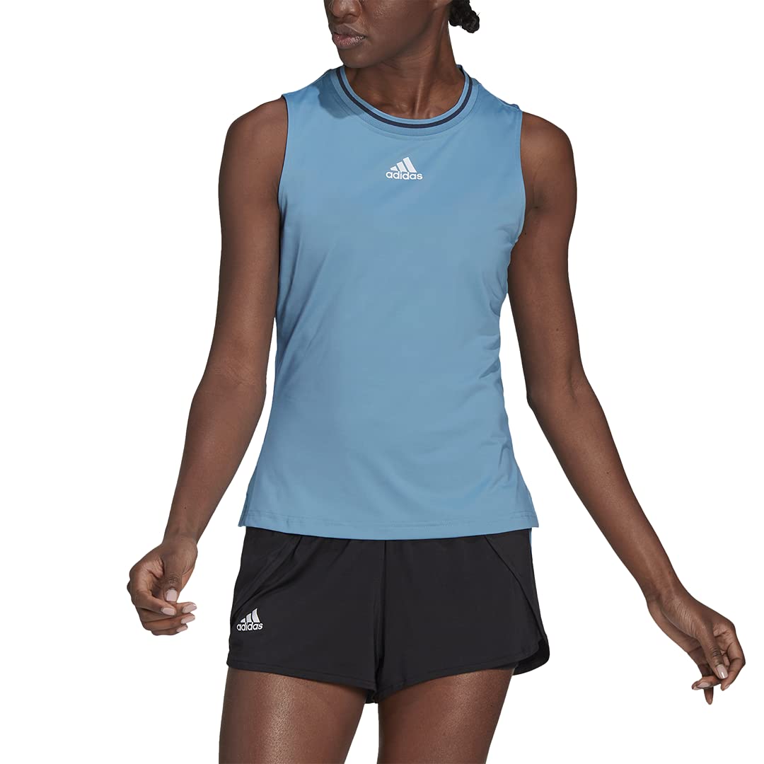 adidas womens Match Tank White/Black Small