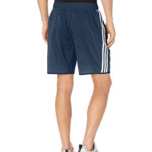 adidas mens 3-Stripes CLX Swim Shorts Crew Navy/White Small