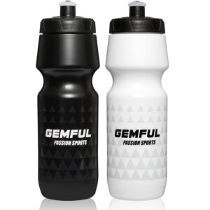 gemful water bottle biking bpa free 24 ounce 2 pack