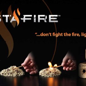 Insta-Fire Fire Starter (22 Packs) - Endorsed by Popular Mechanics - Camping, Emergencies, Hiking, Fishing, Boating, Fire Pits, Grilling, Survival, Food Storage, Boiling Water (as Seen on Shark Tank!)