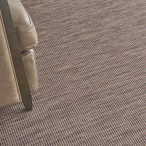 Nourison Positano Indoor-Outdoor Natural 8' x 10' Area Rug, Easy Cleaning, Non Shedding, Bed Room, Living Room, Dining Room, Backyard, Deck, Patio (8x10)