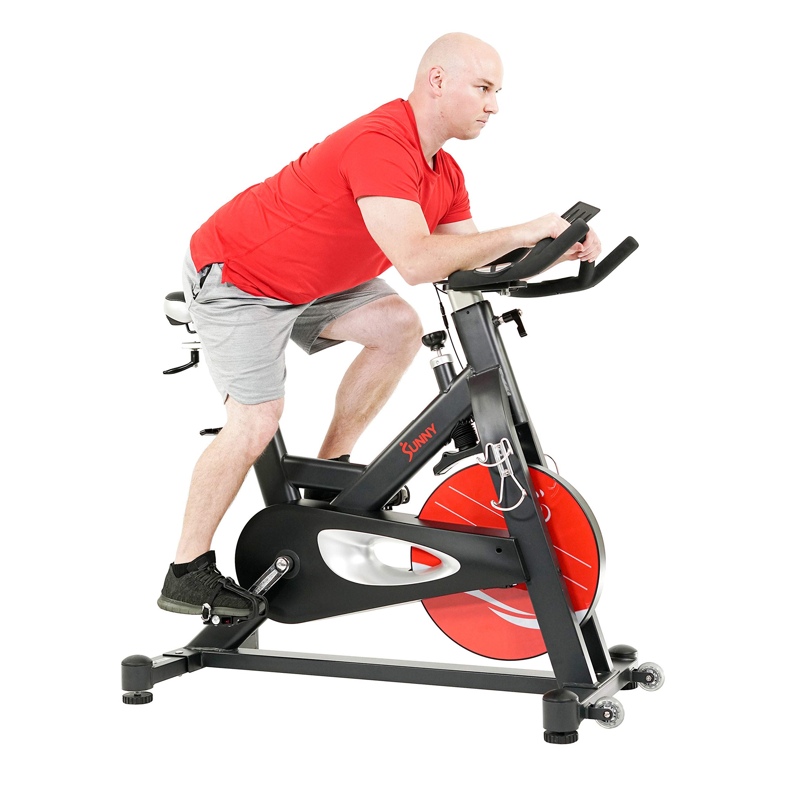 Sunny Health & Fitness Evolution Pro II Magnetic Belt Drive Indoor Cycling Bike - SF-B1986