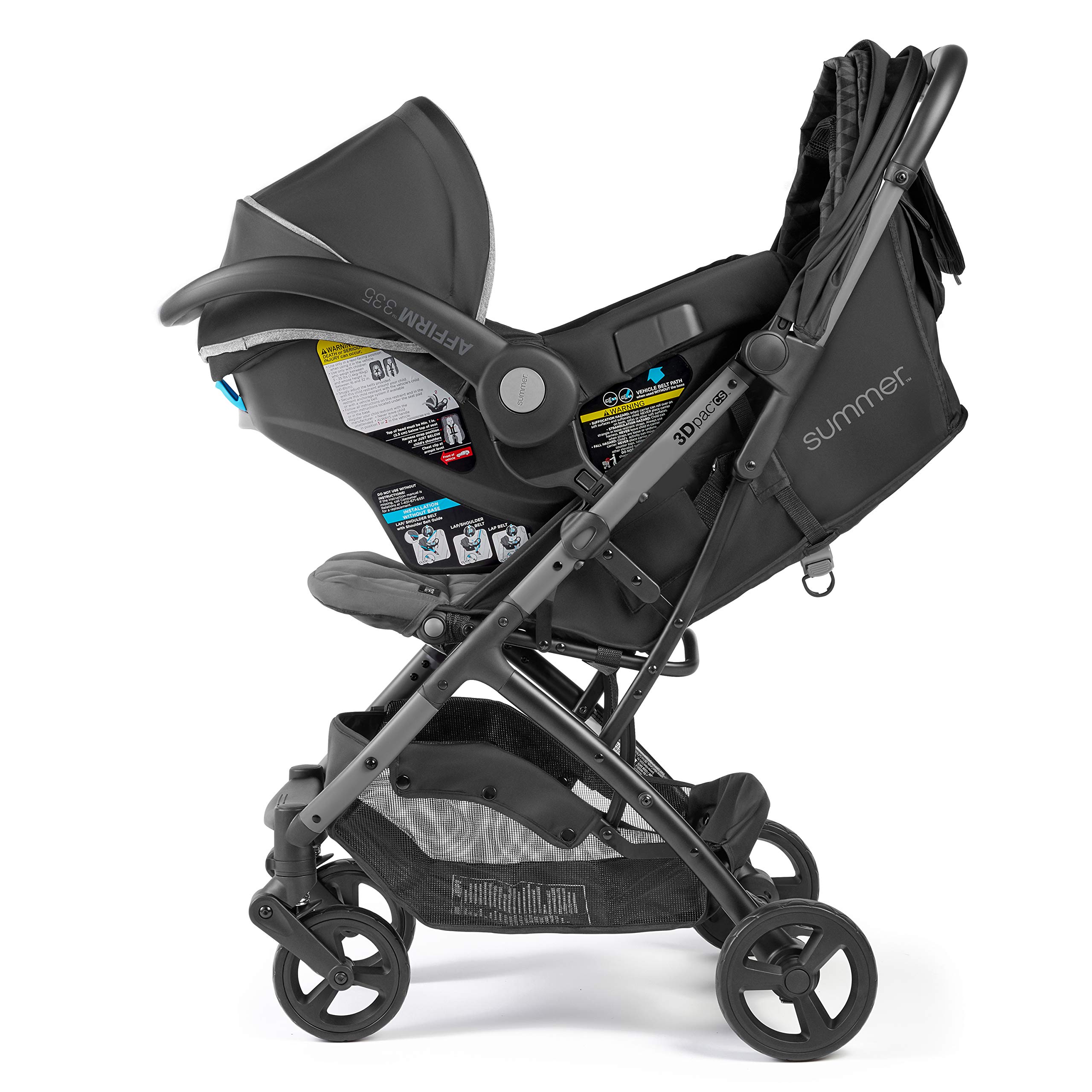 Summer Infant Affirm 335 Infant Car Seat Adapters, Black