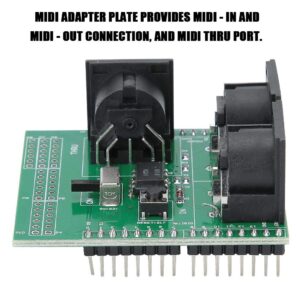 MIDI Board for R3 AVI PIC Digital Interface Adapter,MIDI IN/MIDI OUT/MIDI THRU Ports,RUN/PGM Switch