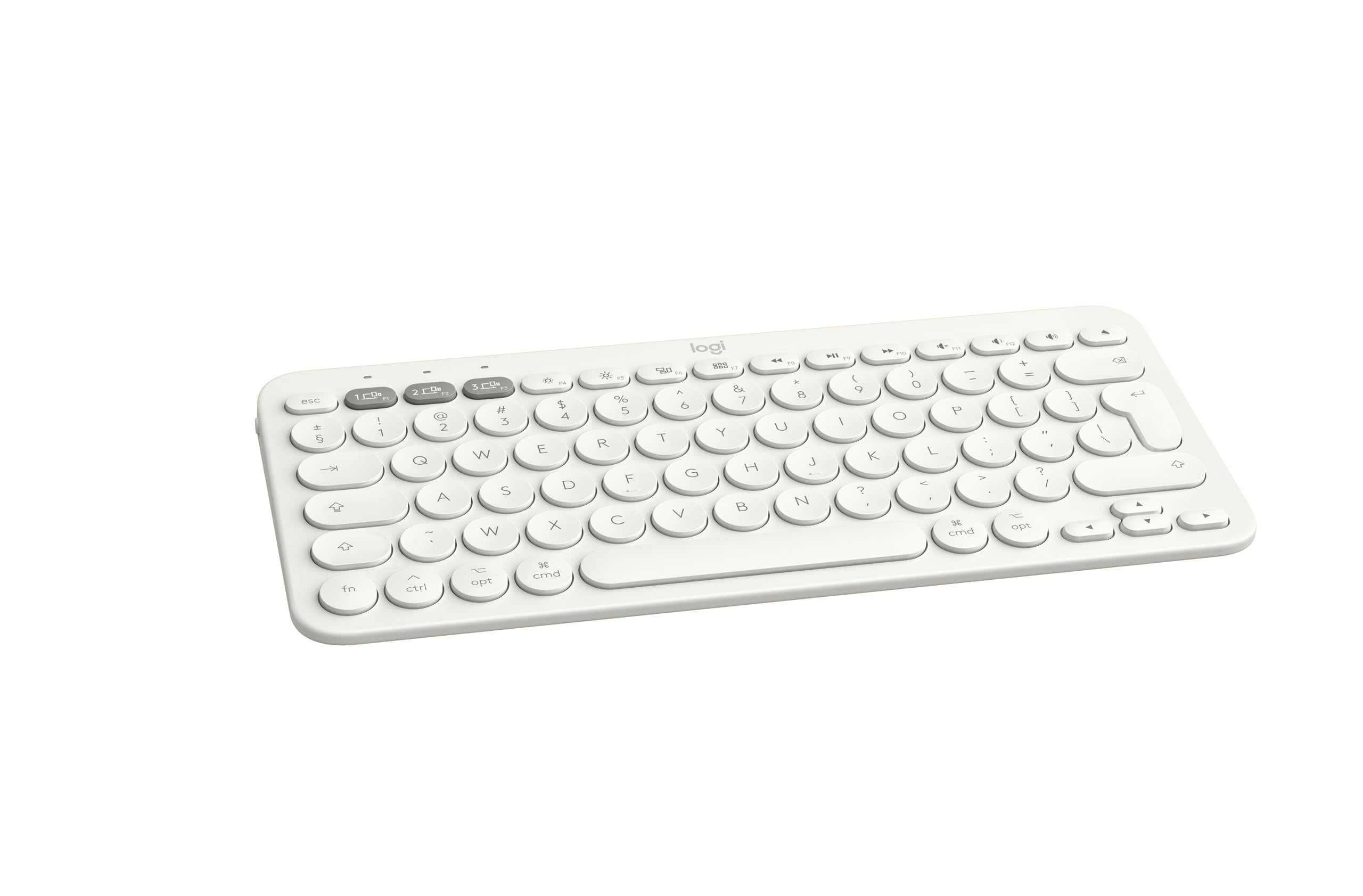 Logitech K380 Multi-Device Bluetooth Keyboard for Mac, Off White