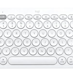 Logitech K380 Multi-Device Bluetooth Keyboard for Mac, Off White