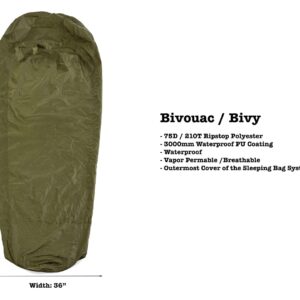 OmniCore Designs Mil-Spec 6-pc. Mummy Modular Sleeping Bag System 30F to -30F