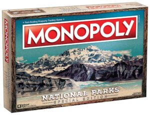 monopoly national parks 2020 edition | featuring over 60 national parks from across the united states | iconic locations such as yellowstone, yosemite, grand canyon, and more | licensed monopoly game