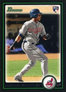 2010 bowman #217 michael brantley cleveland indians mlb baseball card (rc - rookie card) nm-mt