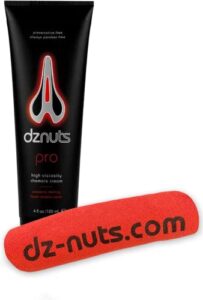 dznuts men's pro chamois cream 1 pack + towel