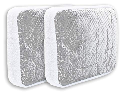 Cynder 02061 Camper RV Vent Insulator Pillow with Reflective Surface Shield Fits Standard RV Vents (14") Two PackQ