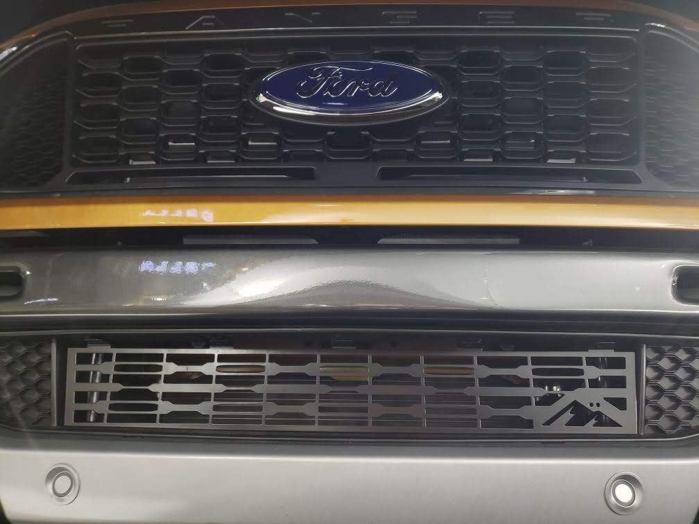 Mountains2Metal “Mod Slots” Edition Powder Coated Black Bumper Grille Insert Fits 2019+ Ford Ranger M2M #200-20-1