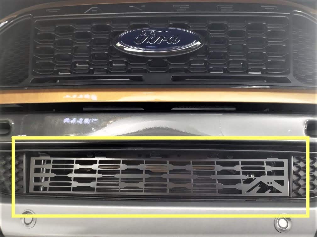 Mountains2Metal “Mod Slots” Edition Powder Coated Black Bumper Grille Insert Fits 2019+ Ford Ranger M2M #200-20-1