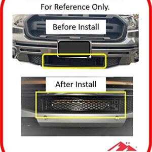 Mountains2Metal “Honeycomb” Edition Powder Coated Black Bumper Grille Insert Fits 2019+ Ford Ranger M2M #200-10-1