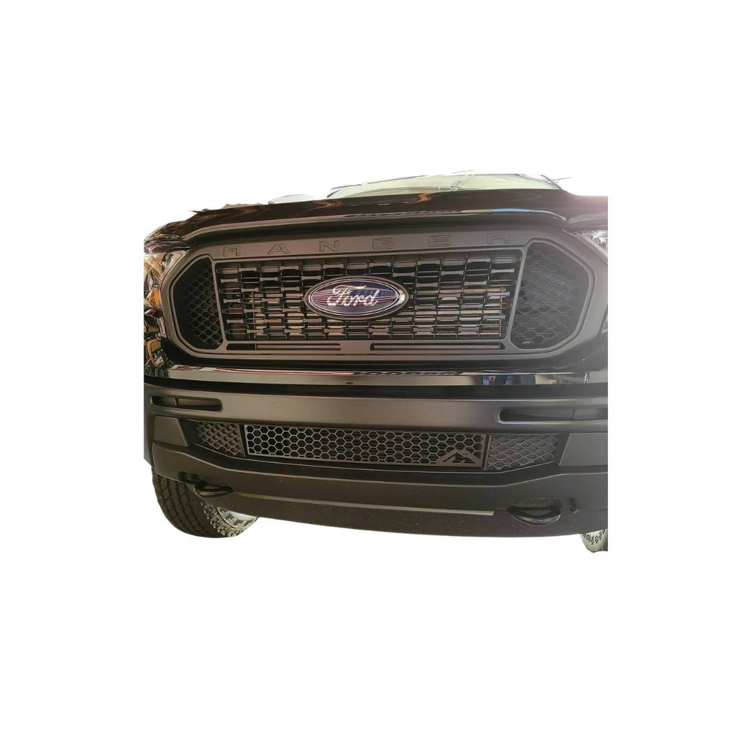 Mountains2Metal “Honeycomb” Edition Powder Coated Black Bumper Grille Insert Fits 2019+ Ford Ranger M2M #200-10-1