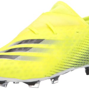 adidas Men's X GHOSTED.2 Soccer Shoe, Solar Yellow/White/Team Royal Blue, 11.5