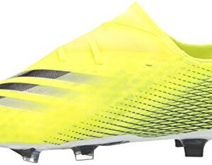 adidas Men's X GHOSTED.2 Soccer Shoe, Solar Yellow/White/Team Royal Blue, 11.5