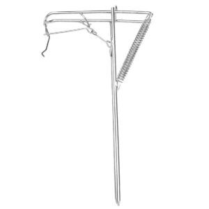besportble auto fishing rod holder automatic spring fishing rod folding holder tip-up hook setter