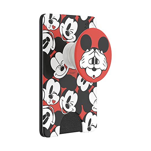 PopSockets Phone Wallet with Expanding Phone Grip, Phone Card Holder, Disney PopWallet - Pattern