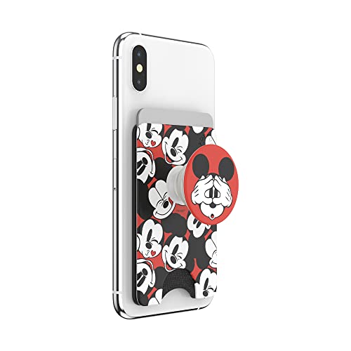 PopSockets Phone Wallet with Expanding Phone Grip, Phone Card Holder, Disney PopWallet - Pattern