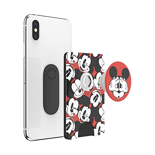 PopSockets Phone Wallet with Expanding Phone Grip, Phone Card Holder, Disney PopWallet - Pattern