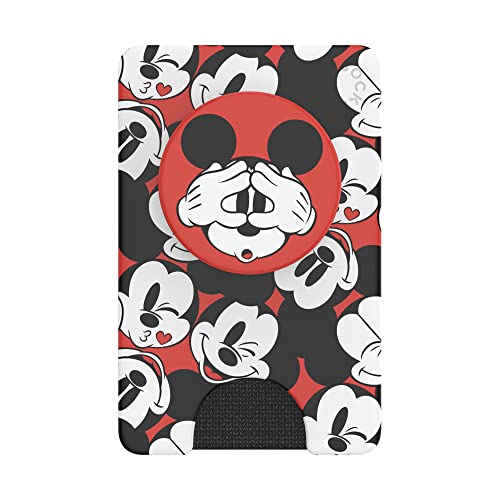 PopSockets Phone Wallet with Expanding Phone Grip, Phone Card Holder, Disney PopWallet - Pattern