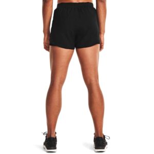 Under Armour Women's Fly by 2.0 2-in-1 Shorts, Black (001)/Reflective, Medium