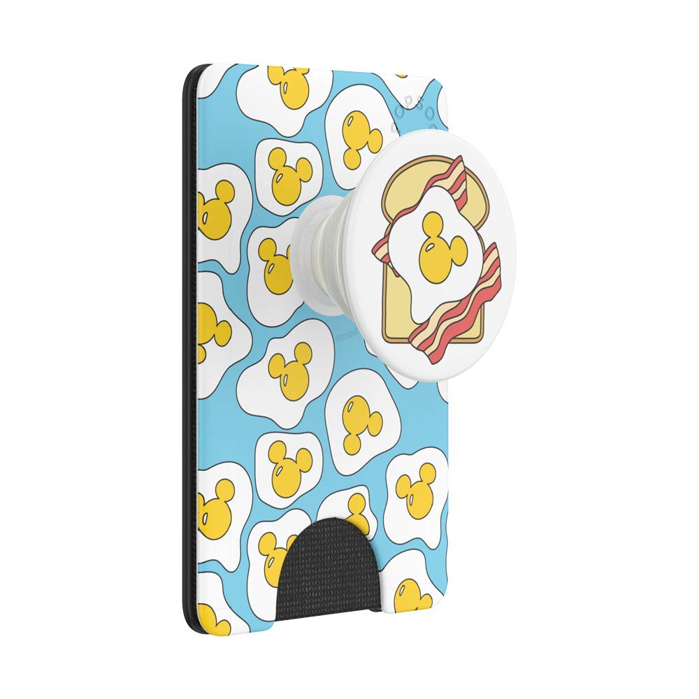 PopSockets Phone Wallet with Expanding Phone Grip, Phone Card Holder, Disney PopWallet - Minnie Rainbow