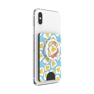 PopSockets Phone Wallet with Expanding Phone Grip, Phone Card Holder, Disney PopWallet - Minnie Rainbow