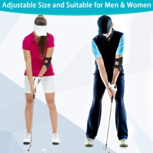 Ymiko Golf Swing Training Aid,Straight Arm Golf Training Aid for Elbow Posture Correction Brace of Golf Swing for Beginner Training of Men and Women