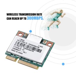 EBTOOLS Dual Band 2.4G/5Ghz Network Card, Replacement AR5B22 Network 300Mbps Bluetooth 4.0 WiFi Mini PCI E Wireless Card