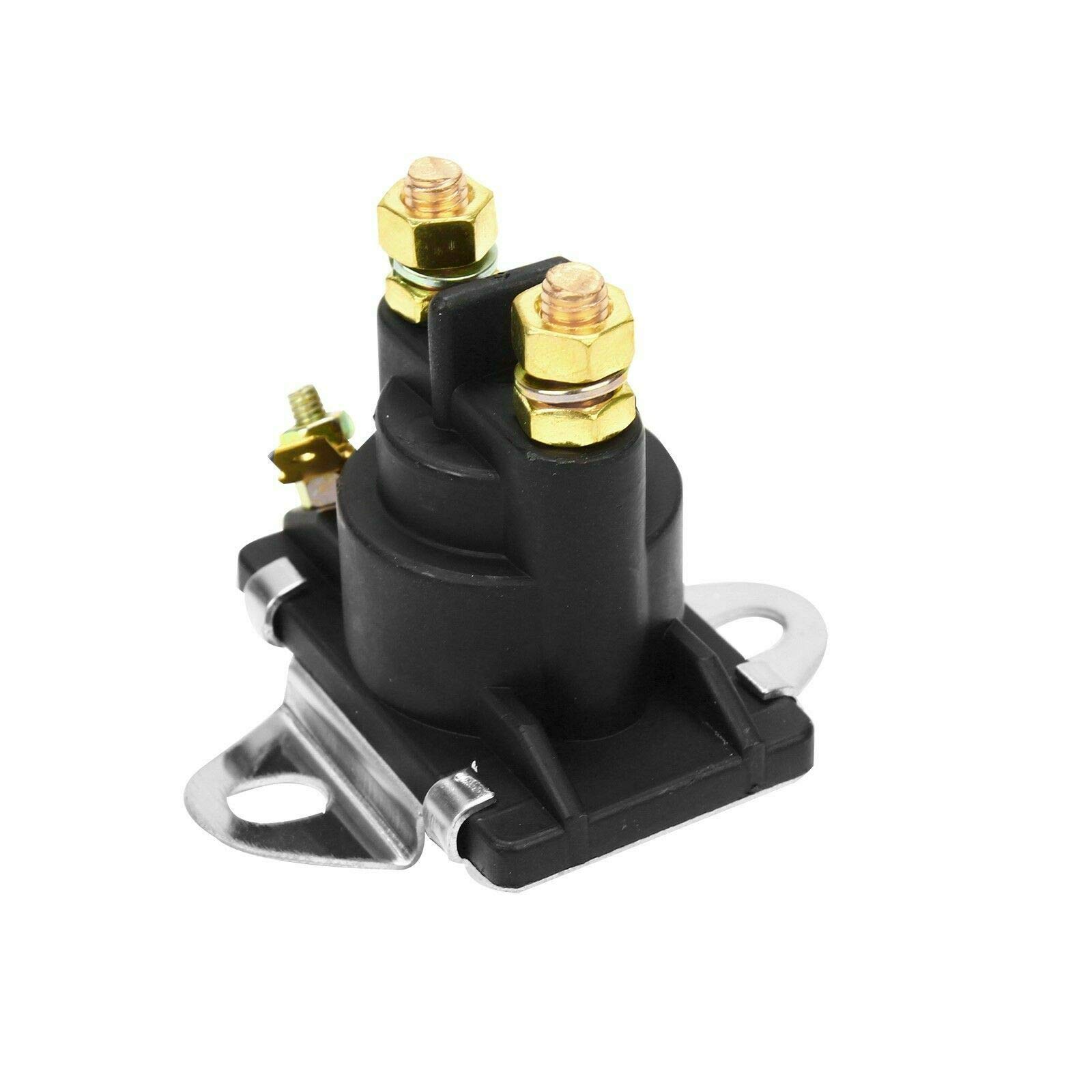 12V Trim Solenoid Starter Tilt Trim Pump Relay Solenoid Fit for Mercruiser Replace 89-94318 89-846070 89-96158 89-96158T (2 PCS)