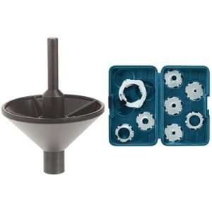 bosch 8-piece router template guide set ra1128 & ra1151 router subbase centering pin and cone